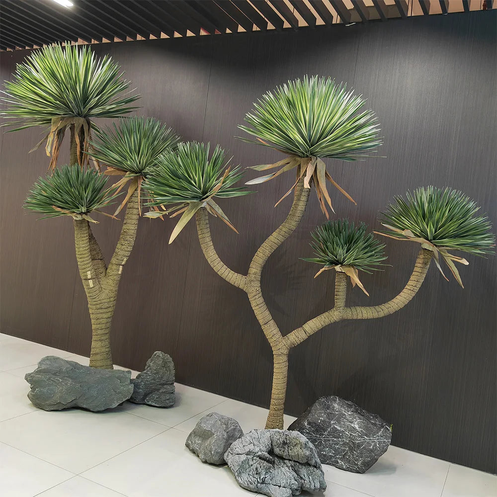 Artificial Sisal Hemp Tree UV Resistant Indoor Use
