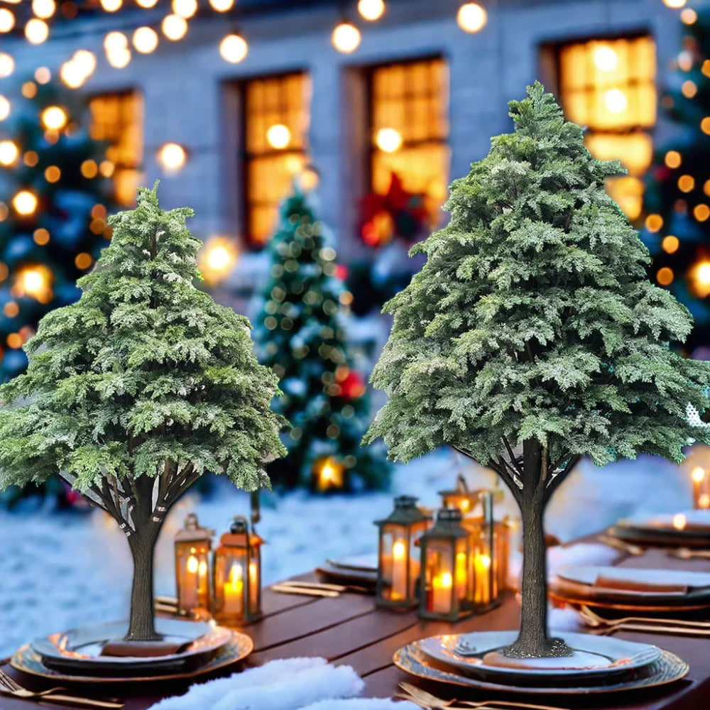Artificial Cedar Tree 2.6m to 6m Realistic Look Outdoor Use