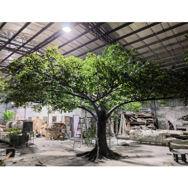 Artificial Banyan Tree Custom Shape Realistic Indoor Decor