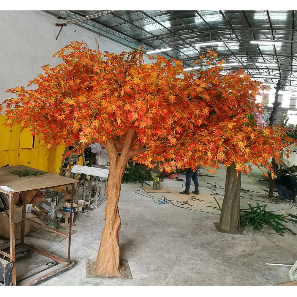 Artificial Maple Tree 3m Vibrant Leaves Wedding Decor