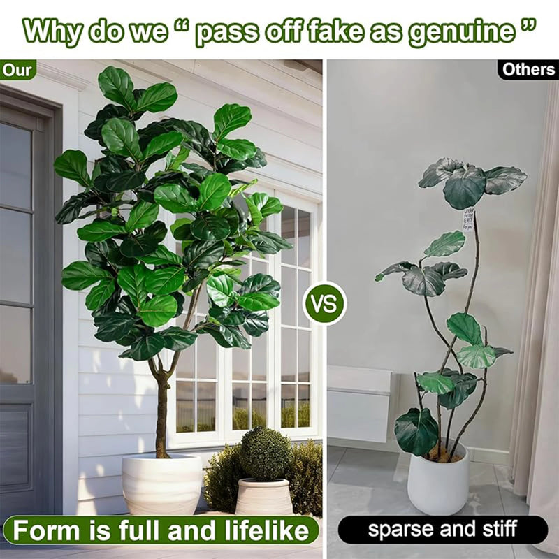 Artificial Fiddle Leaf Fig Tree Plant for Hotel Office