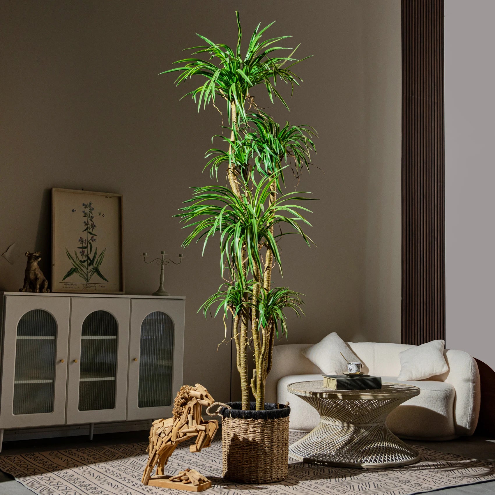 Artificial Dracaena Marginata Large Indoor Outdoor Decor