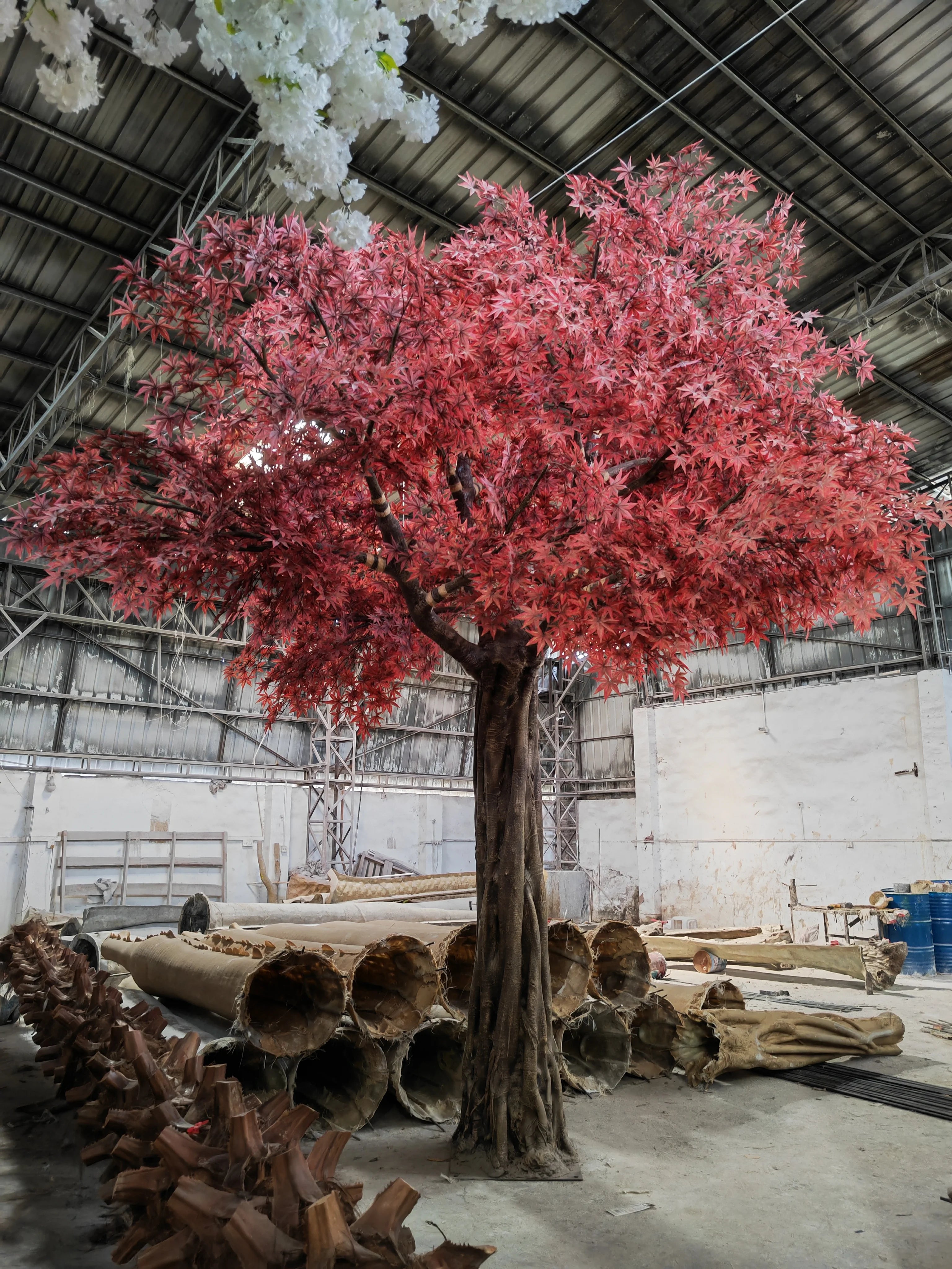 Artificial Maple Tree 17ft Customized Wedding Centerpiece