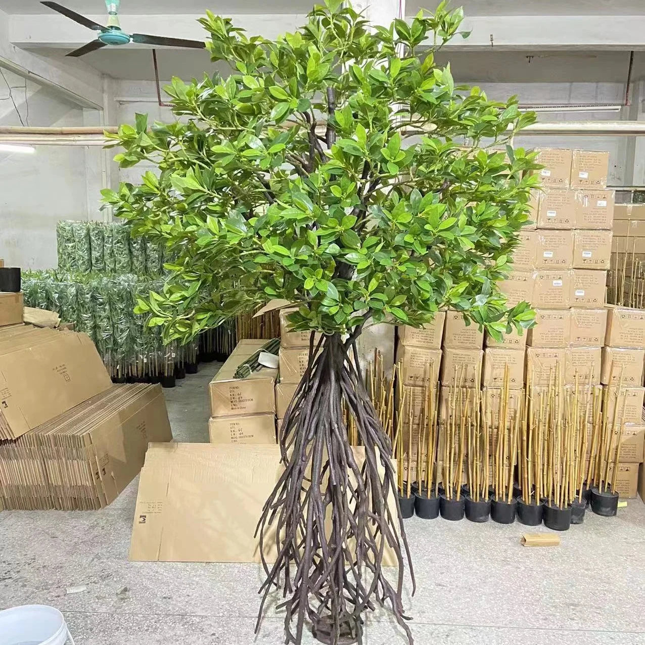 Fire Proof Artificial Mangrove Tree 8FT Indoor Decor