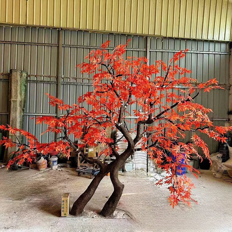 Large Scale Artificial Red Maple Tree