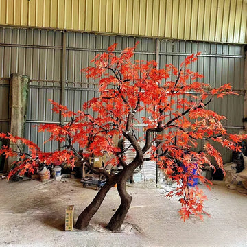 Large Scale Artificial Red Maple Tree