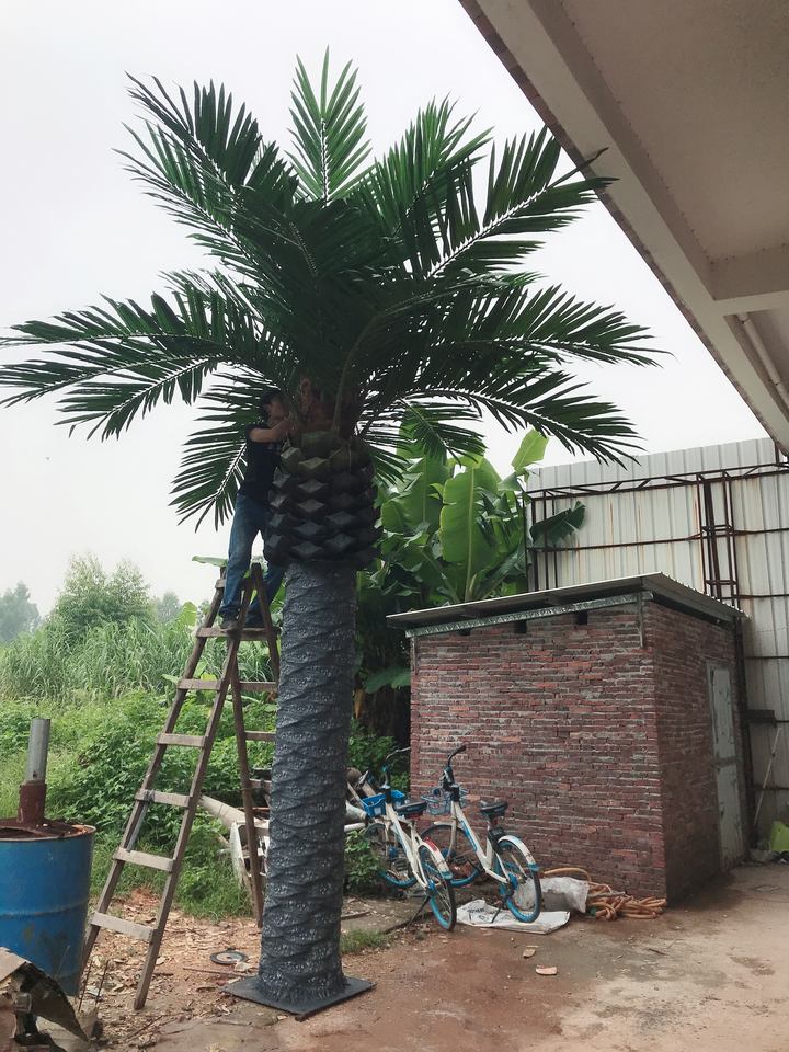 Tall Artificial Date Palm Tree for Commercial Interiors