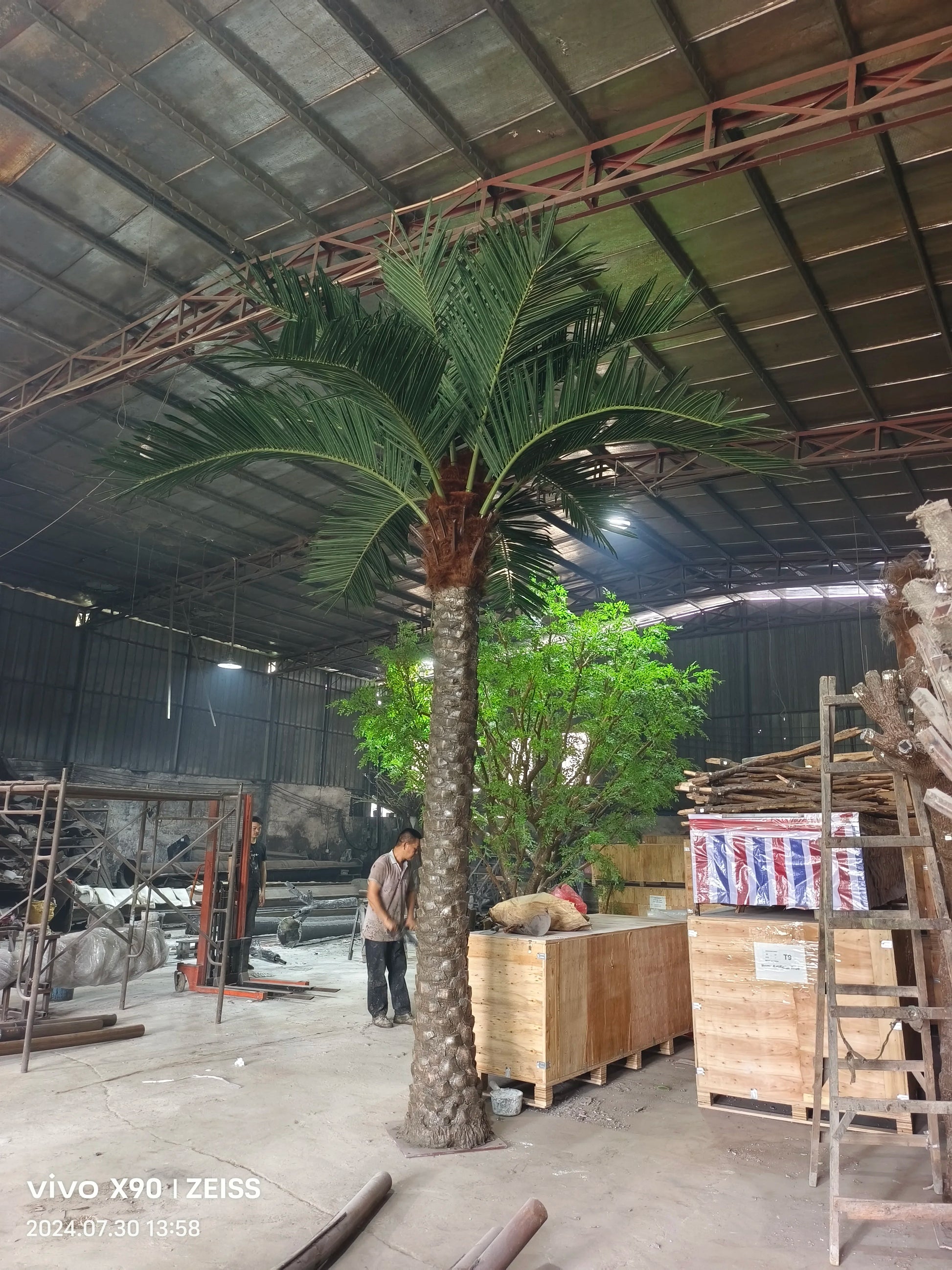 Artificial Coconut Palm Tree UV Protected Landscape Theme