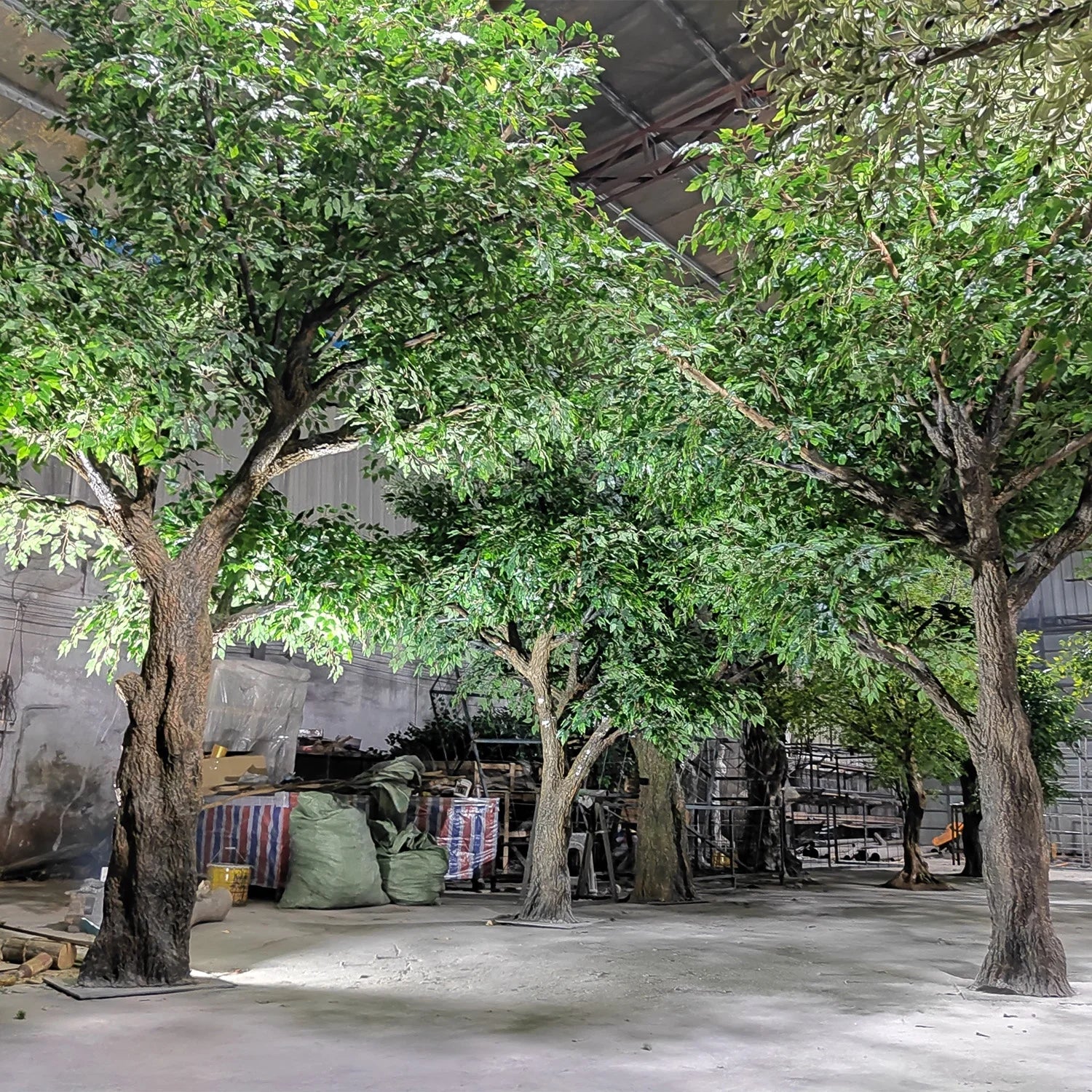 Artificial Banyan Tree Custom Shape Realistic Indoor Decor