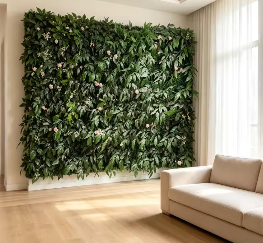 Indoor Backdrop Vertical Hedge Boxwood Wall Panels