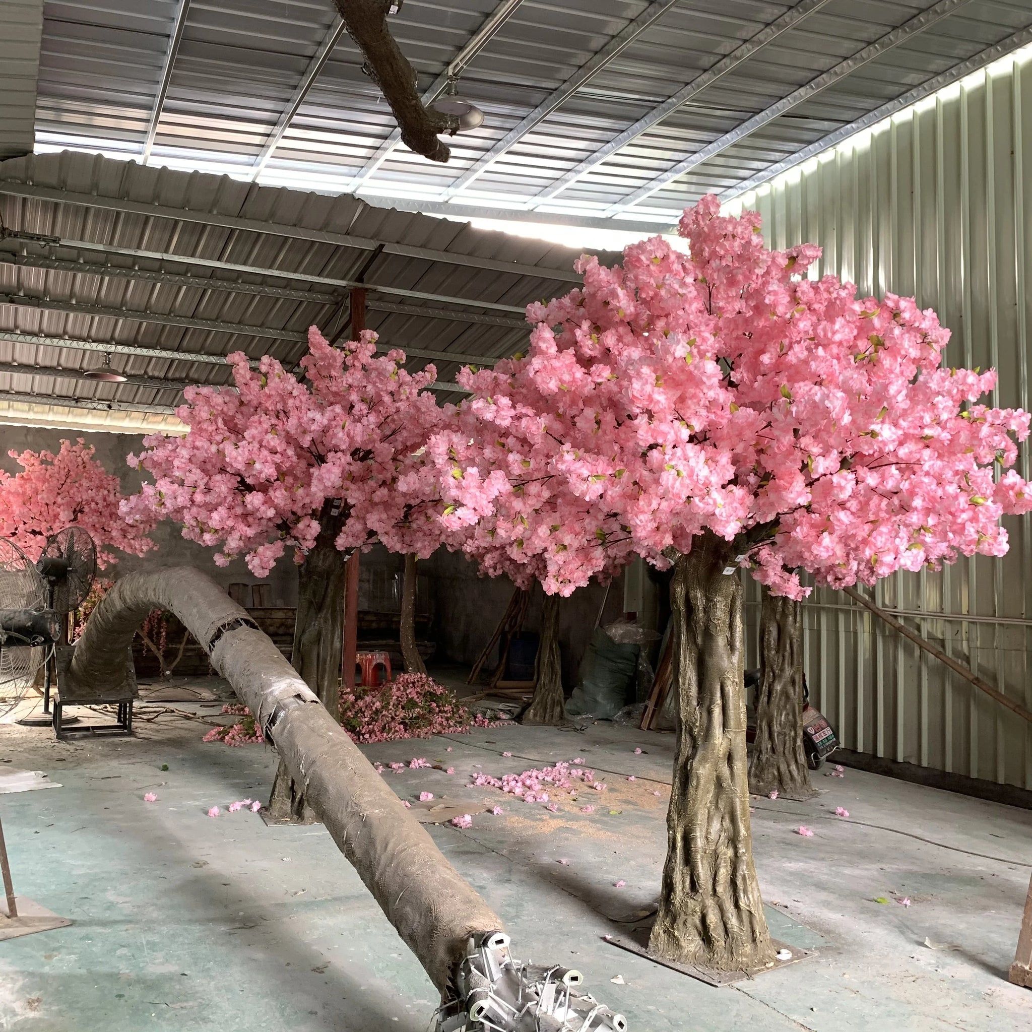 Artificial Cherry Blossom Tree 3m Realistic Look Outdoor Use