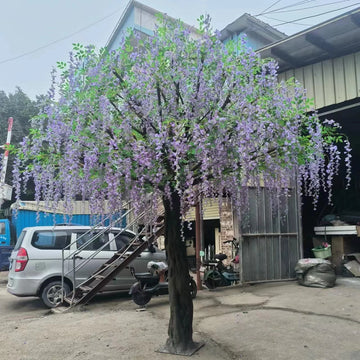 Artificial Wisteria Flower Tree 3.5m Indoor Display