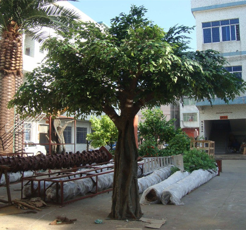 10 FT Artificial Banyan Ficus Tree for Outdoor Decor