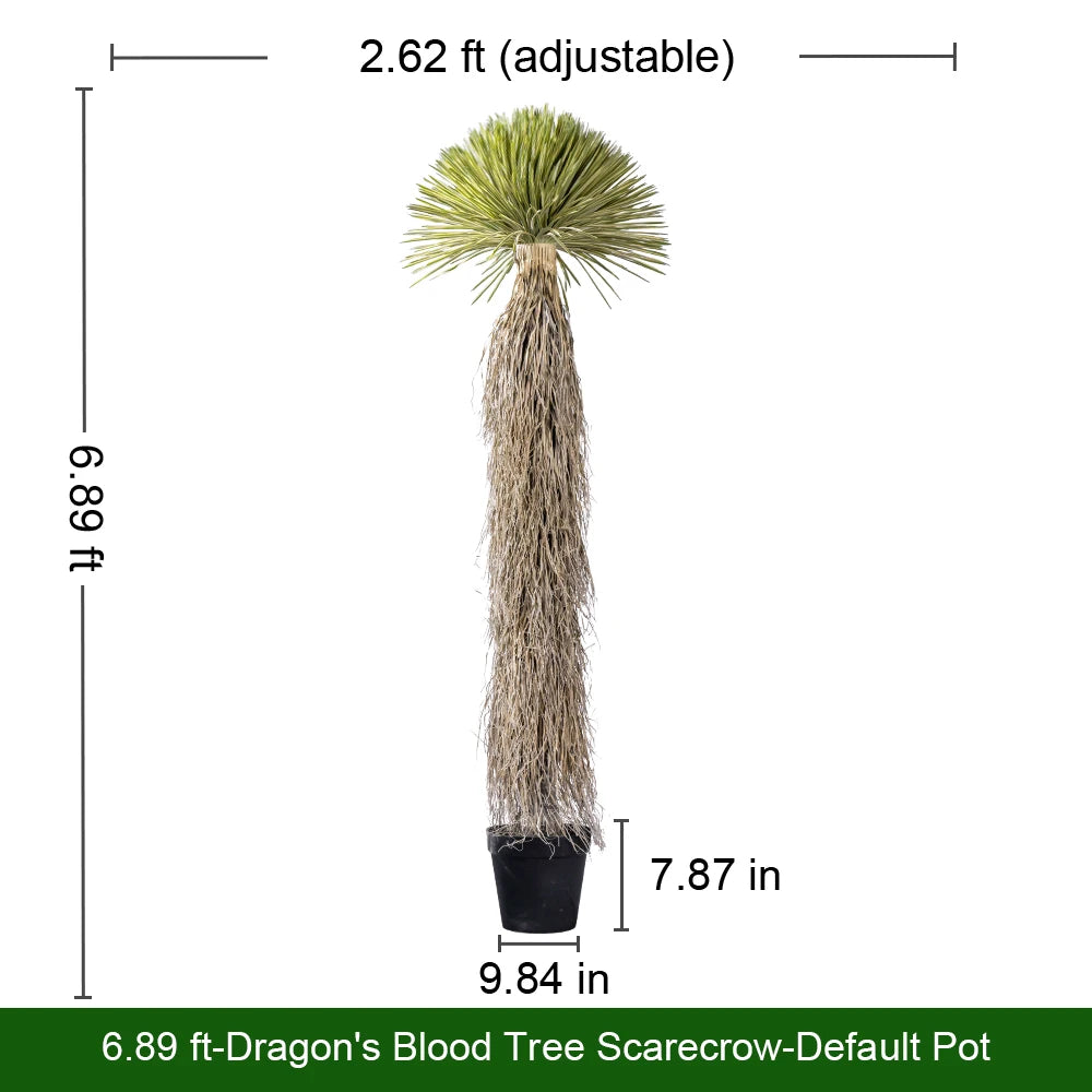 Artificial Dracaena Tree Faux Natural Touch 8.5 FT