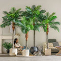 Artificial Coconut Palm Tree Plastic Outdoor Decor 9.2FT