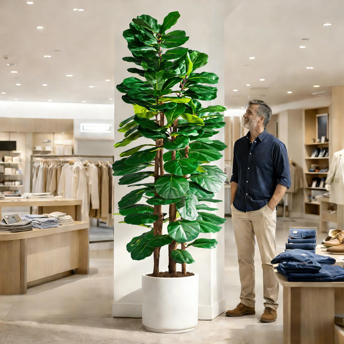 Artificial Ficus Banyan Signature Tree High Simulation 5–7 FT