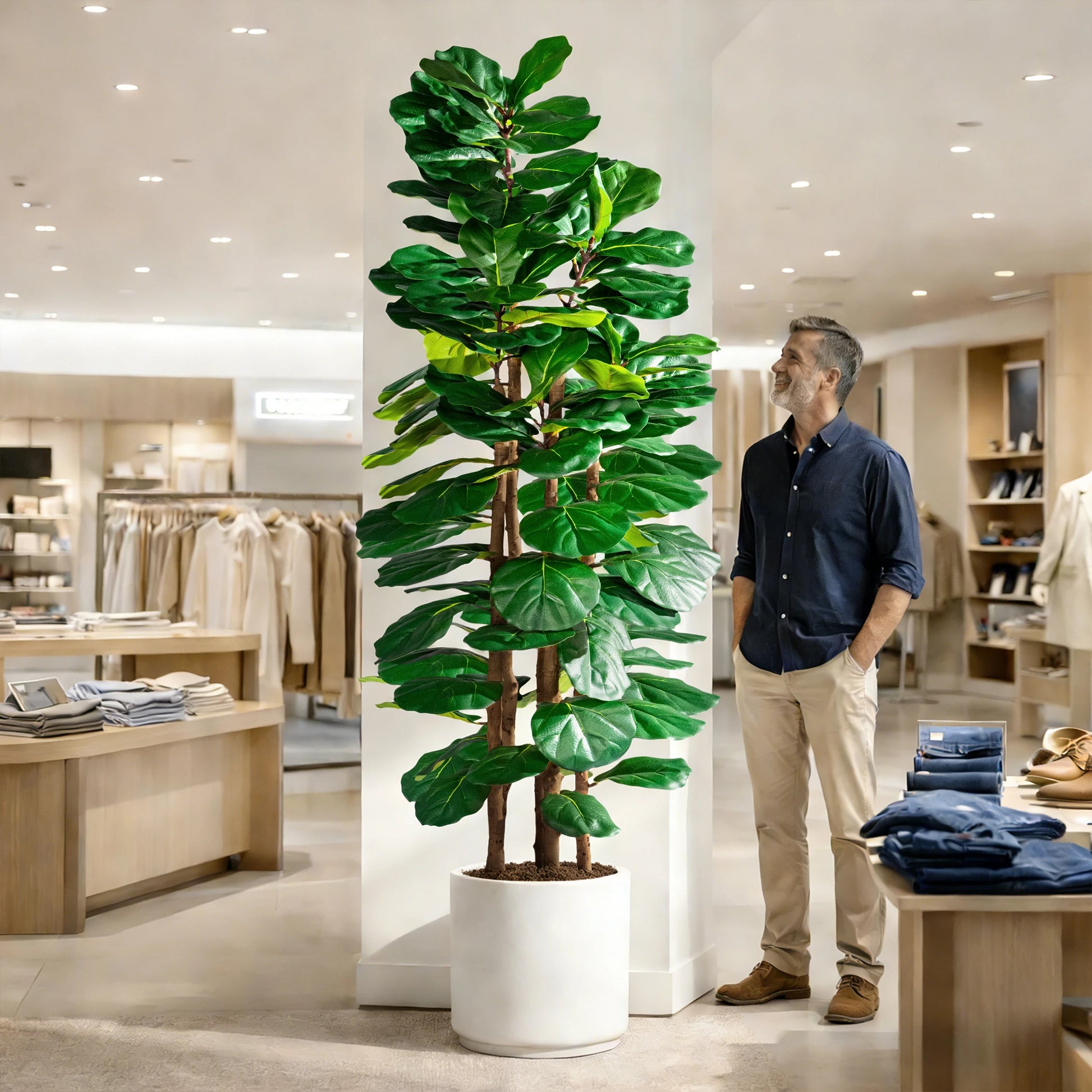 Artificial Ficus Banyan Signature Tree High Simulation 5–7 FT