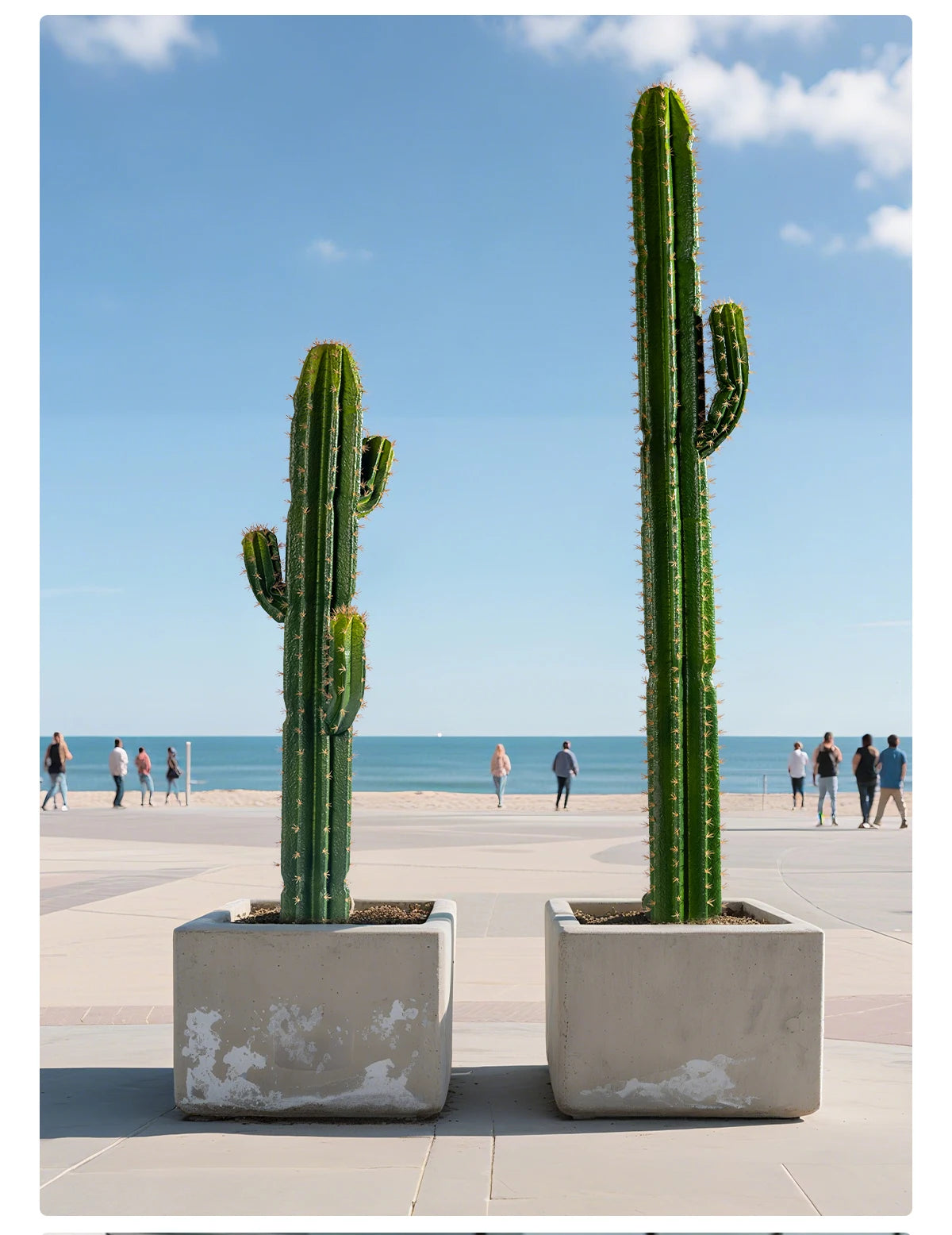 Signature Artificial Tropical Cactus Plant PU 5.4FT