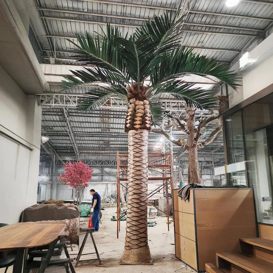 Artificial Date Palm Tree UV Resistant Indoor Outdoor