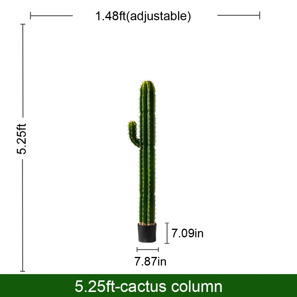 Signature Artificial Tropical Cactus Plant PU 5.4FT