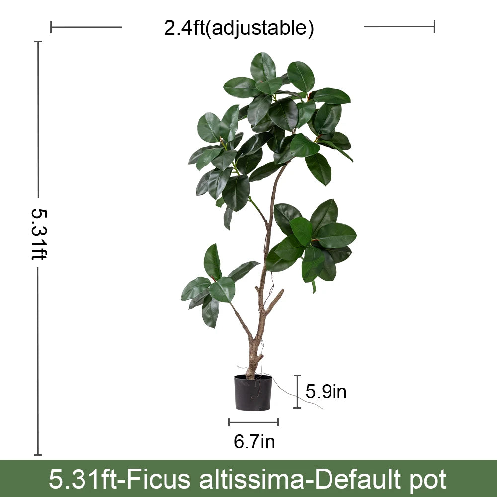 5.4 FT UV Resistant Artificial Banyan Fig Tree
