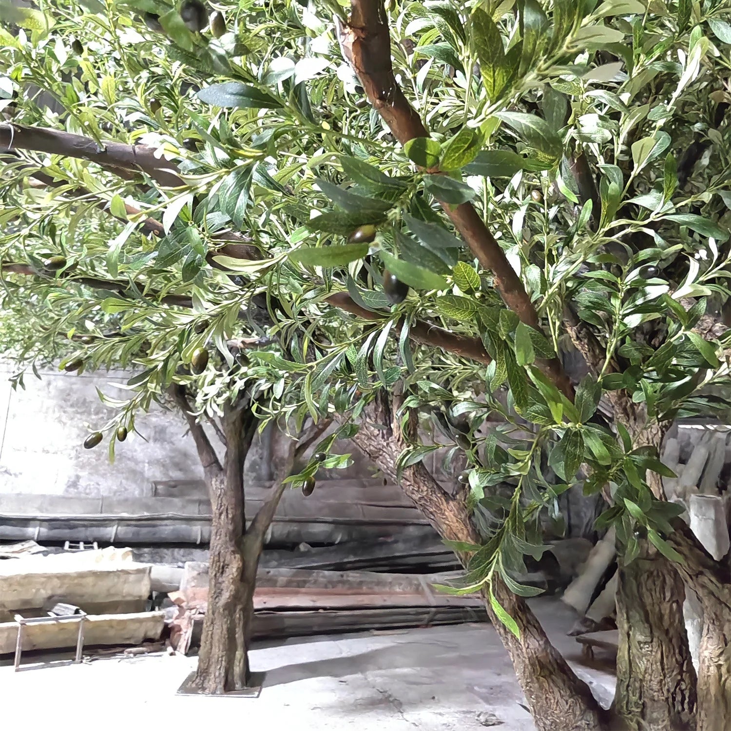 Artificial Banyan Tree Custom Shape Realistic Indoor Decor
