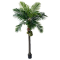 Artificial 8ft Coconut Palm Tree Indoor Outdoor Decor