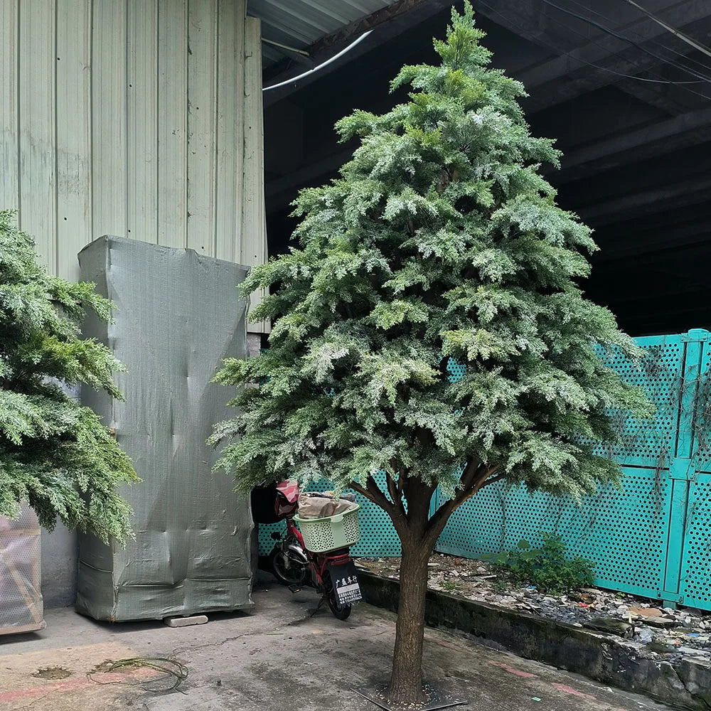 Artificial Pine Tree Snow Dusted Needles Indoor Display