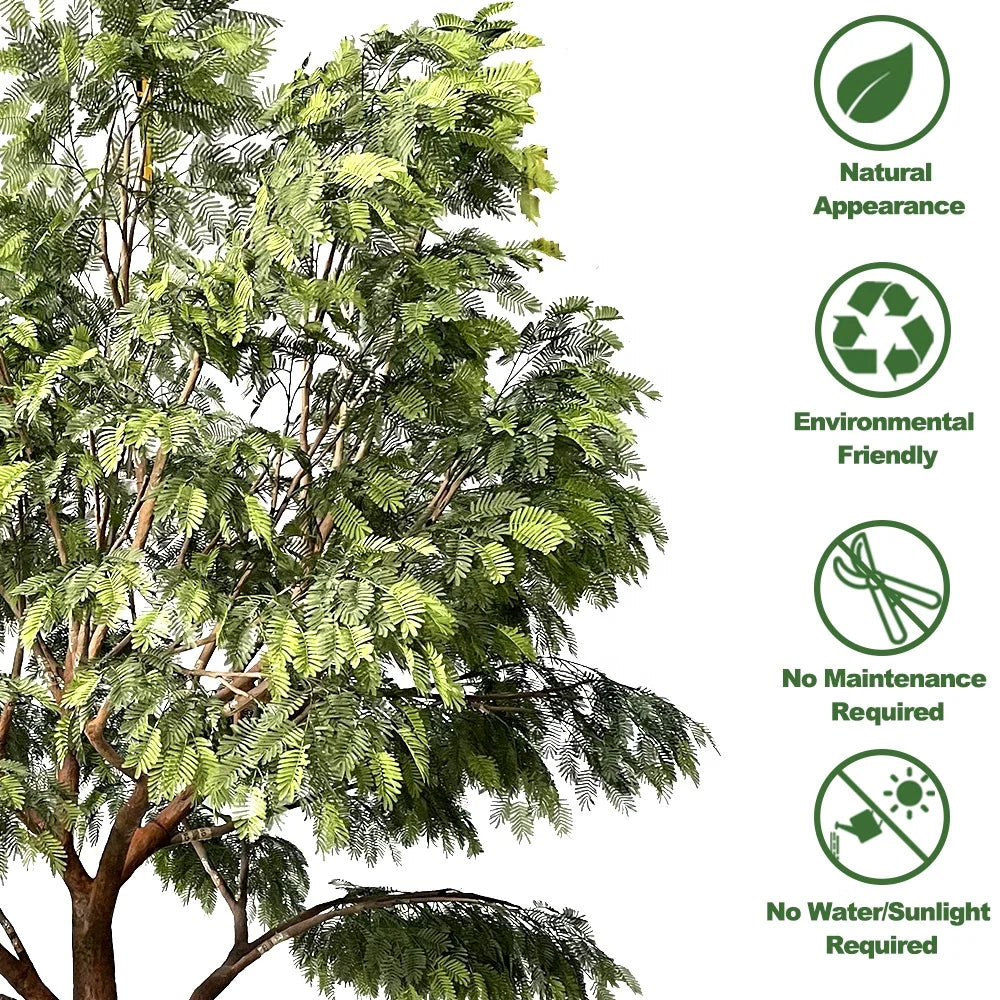 Large Artificial Acacia Tree Fiberglass 11.5 FT UV Resistant
