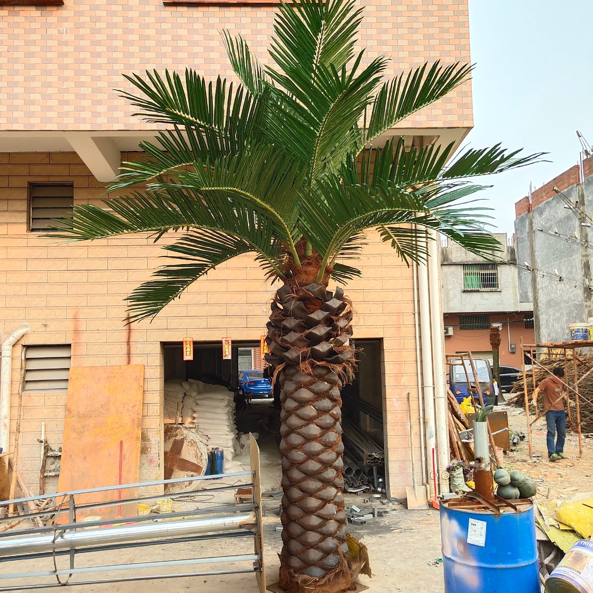 Tall Artificial Date Palm Tree for Commercial Interiors