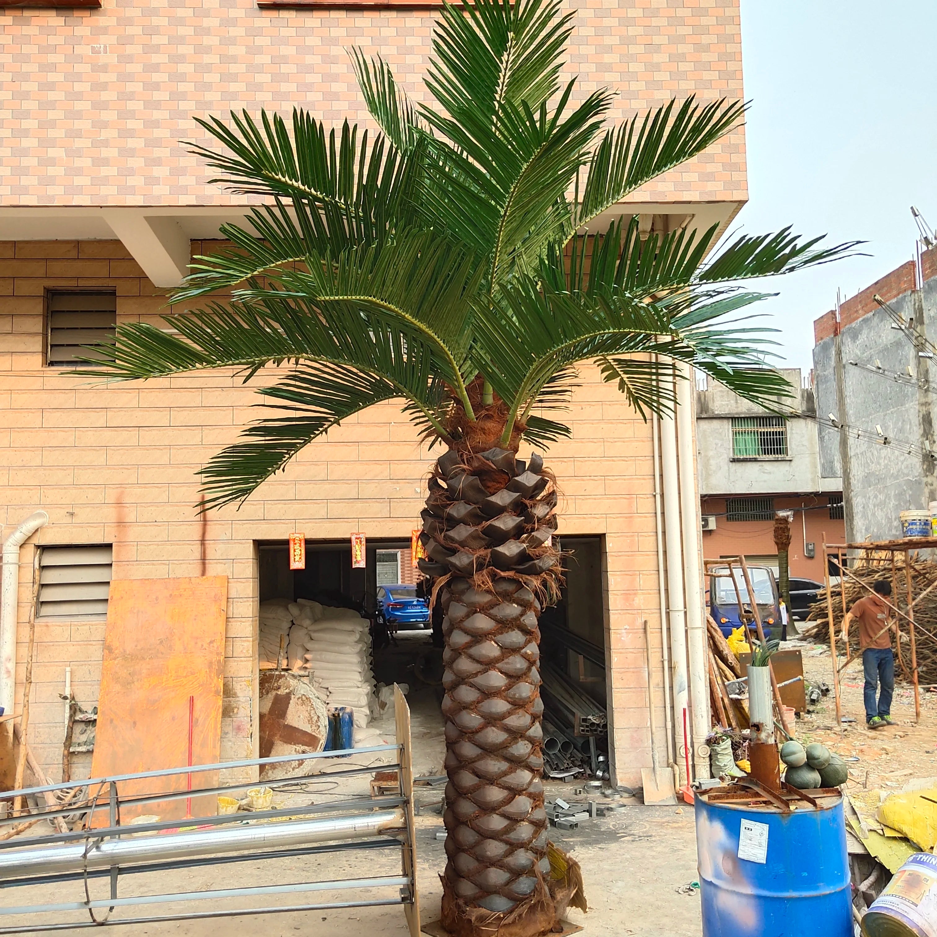 Tall Artificial Date Palm Tree for Commercial Interiors