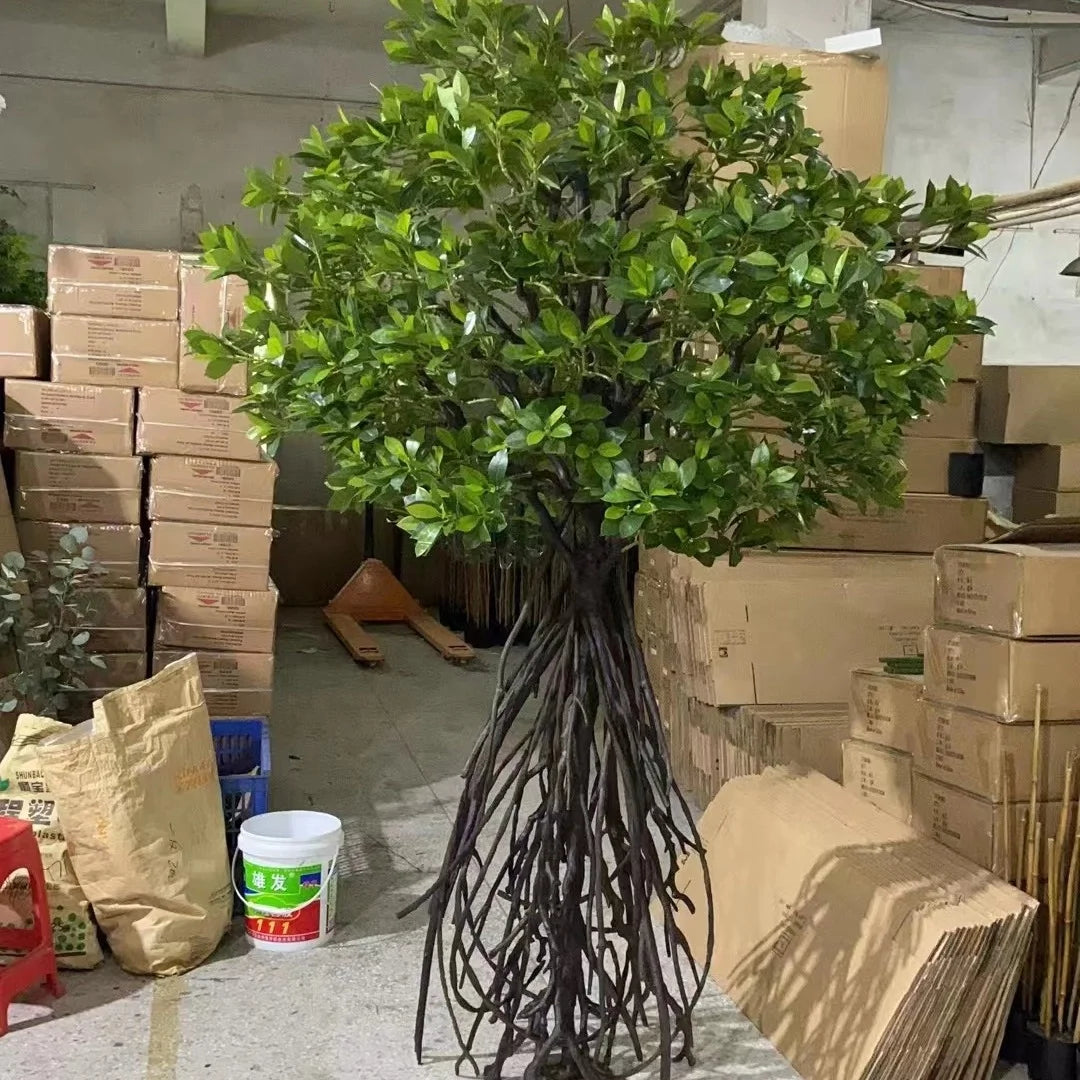 mangrove indoor plant Fire Proof Artificial Mangrove Tree 8FT Indoor Decor