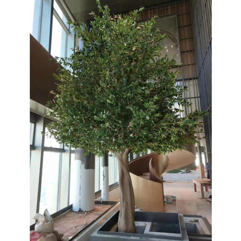 Artificial Banyan Tree Custom Shape Realistic Indoor Decor