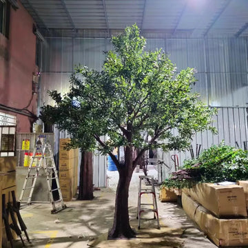 Large Artificial Olive Tree Realistic Plastic 10 FT Decor