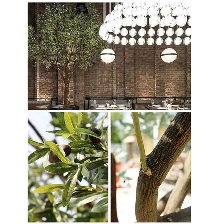 Artificial Black Olive Tree 2.13 M Handmade Indoor Accent