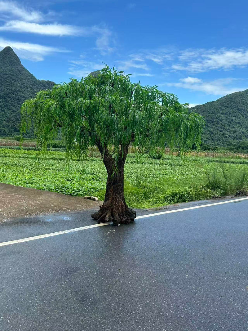Artificial Weeping Willow Tree 8 FT Outdoor Use
