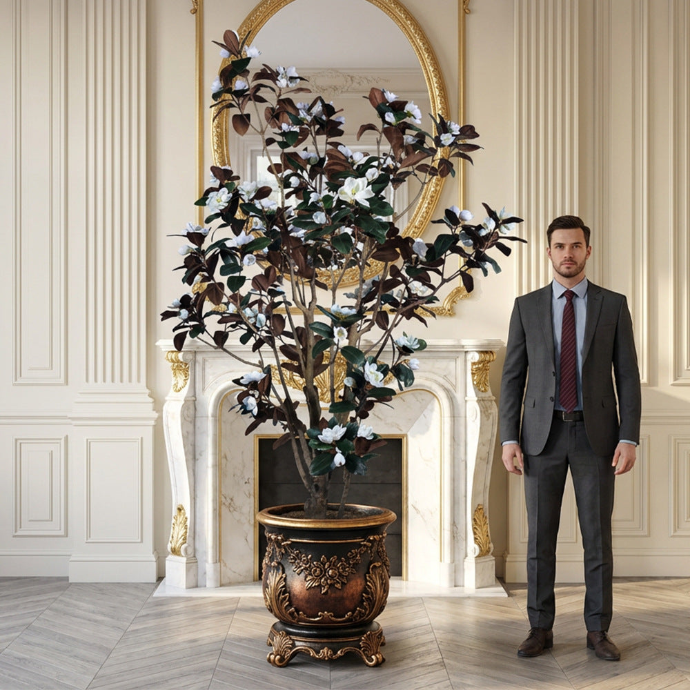 Artificial Magnolia Tree 10.5 FT Luxury Hall Entrance Decor