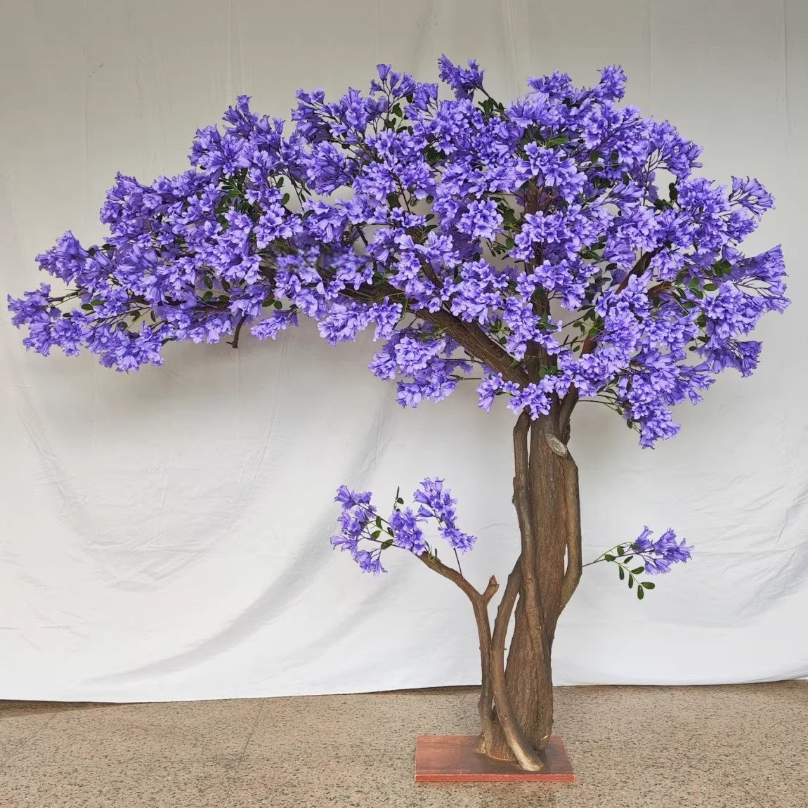 Purple Artificial Blossom Tree for Events and Interiors