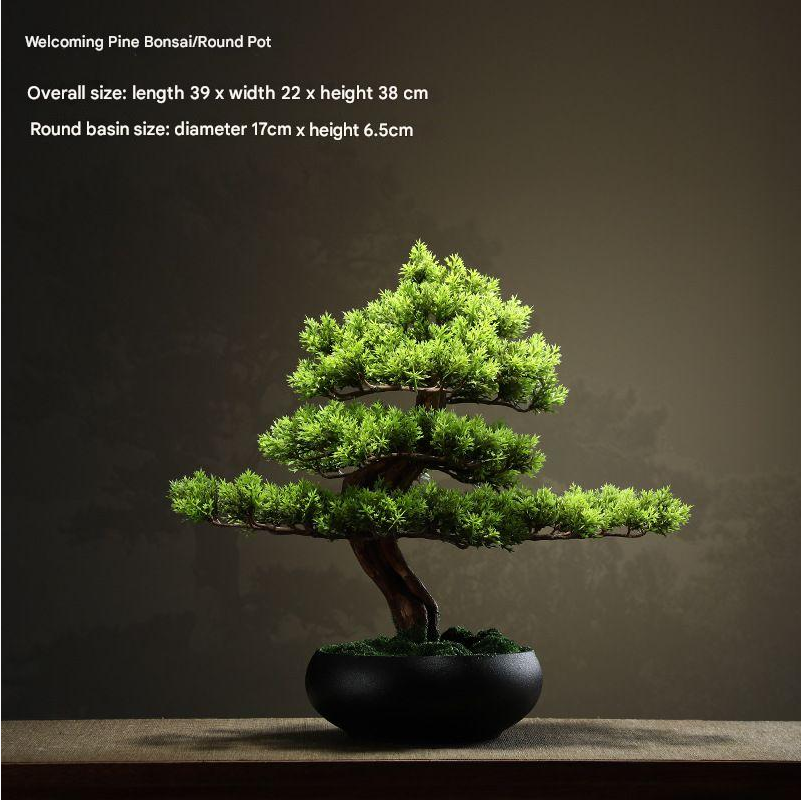 Artificial Lucky Welcome Pine Tree for Entrance Decor