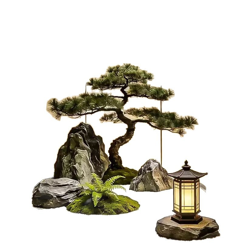 Japanese Artificial Pine Faux Tree Outdoor Yard Decor
