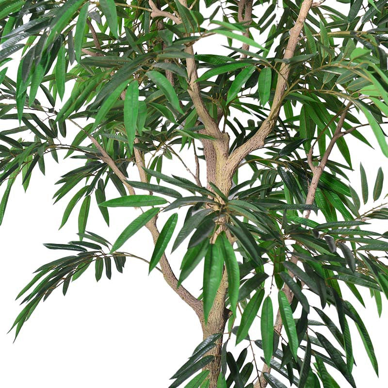 Artificial Willow Leaf Ficus Tree Floor Decor 9 FT