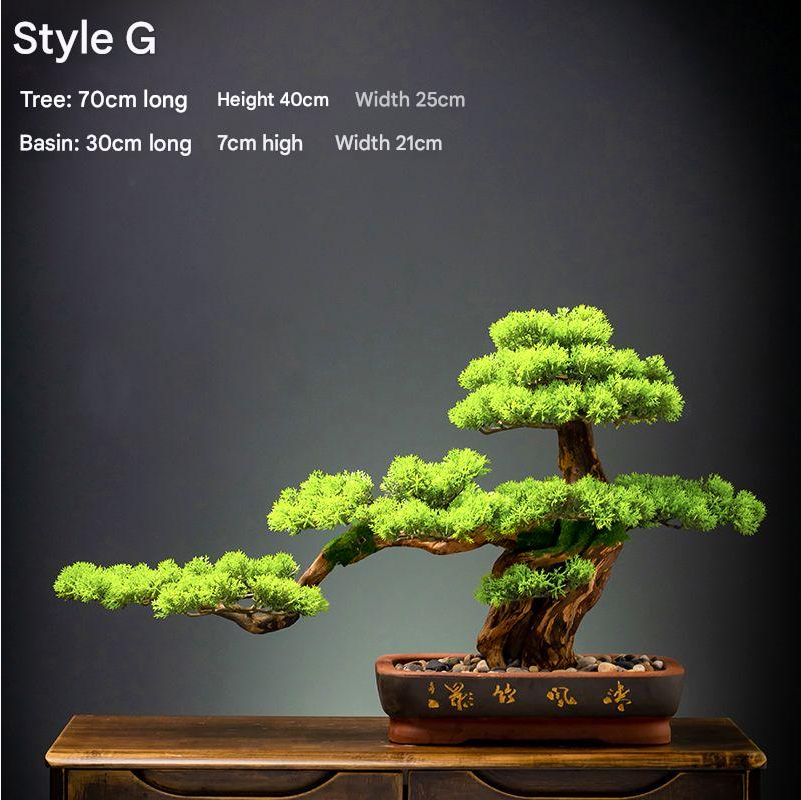 Fake Pine Bonsai Tree Indoor Use