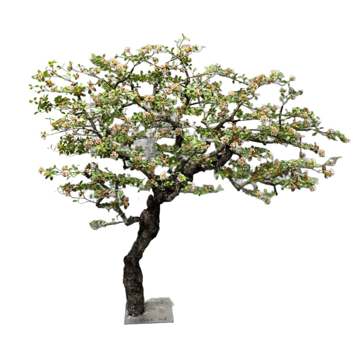 Artificial Chinese Begonia Spring Flower Island Style Tree Decor