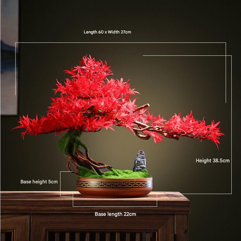 Artificial Bonsai Tree Ornament for Interior Design