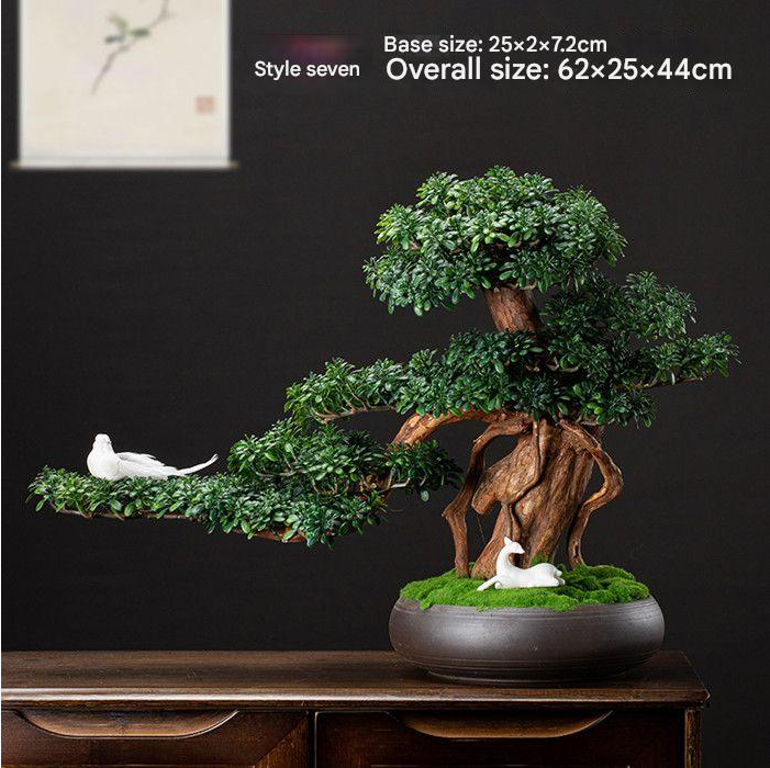 Artificial Pine Bonsai Plant for Home Decor