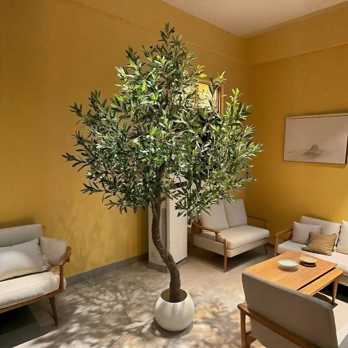 Artificial Olive Tree Mediterranean Style with Planter