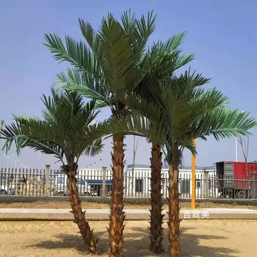 Tall Artificial Palm Tree for Tropical Commercial Interiors