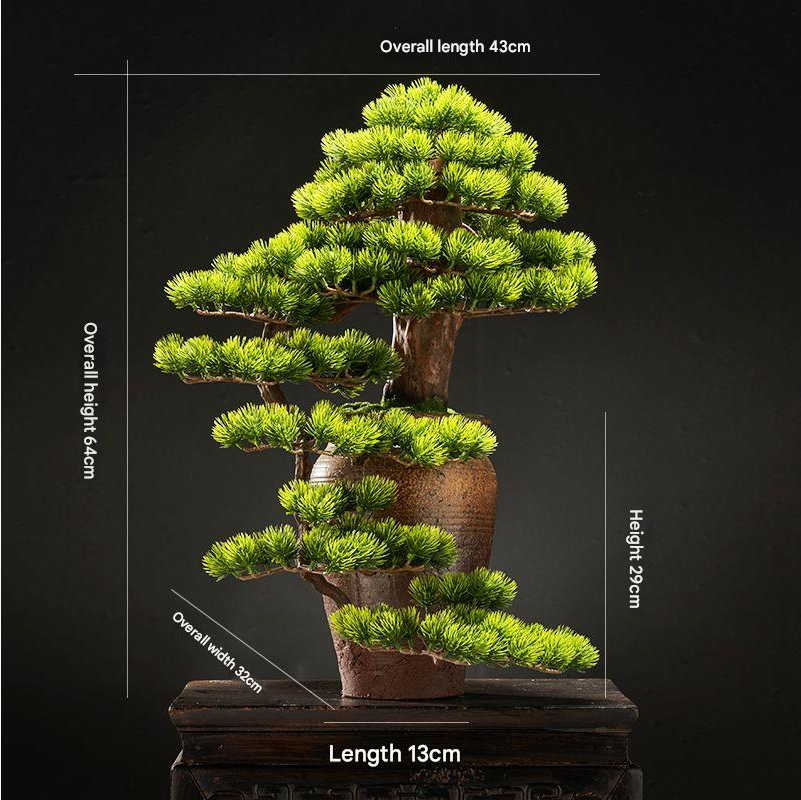 Artificial Pine Bonsai for Home Decor