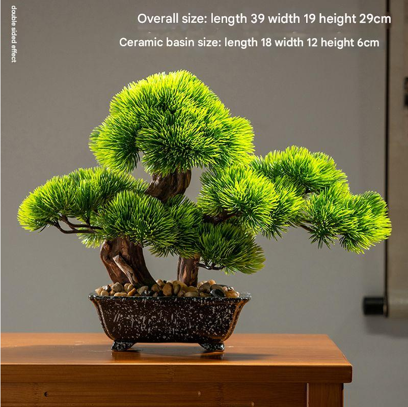 Artificial Cliff Cypress Natural Wood Trunk Entrance Accent