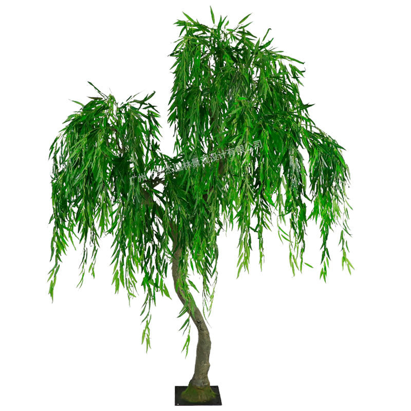 Artificial Weeping Willow Tree Showroom Decor 7 FT